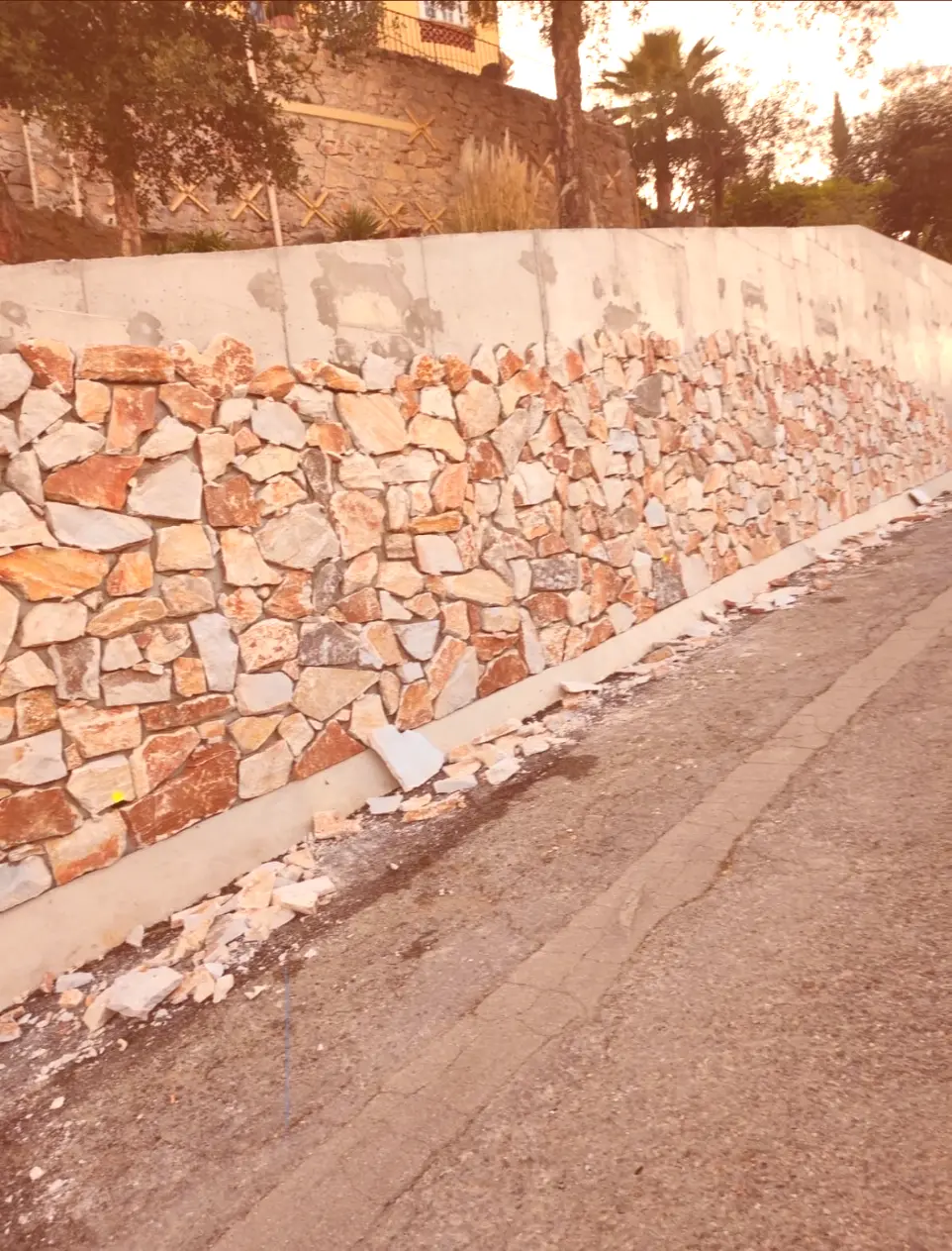 mur en pierre taillé 