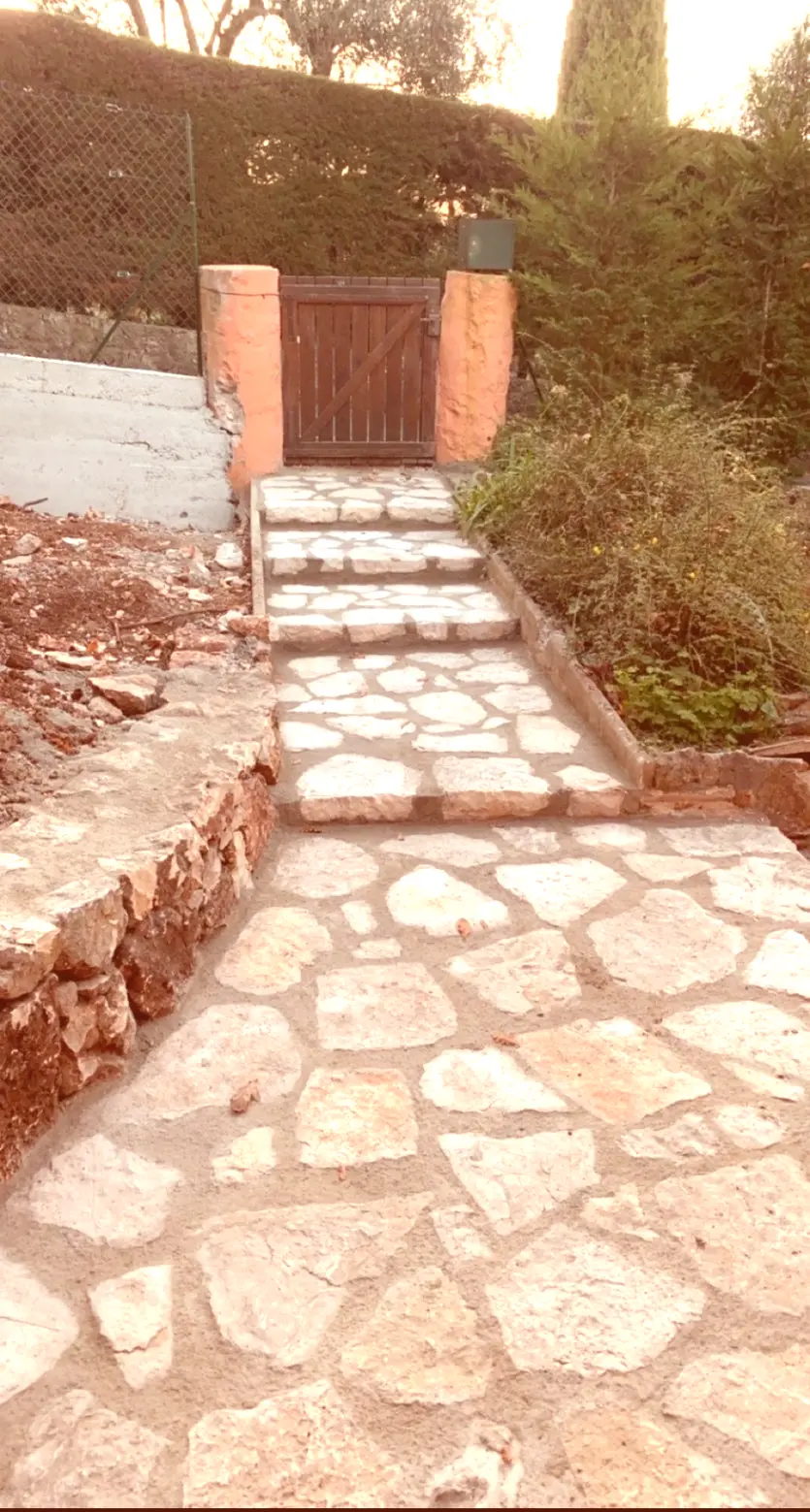 Sol en pierre taillée 